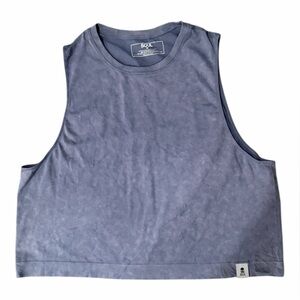 Soul by SoulCycle Sleeveless Crop Tank Top Skull Logo Size Medium